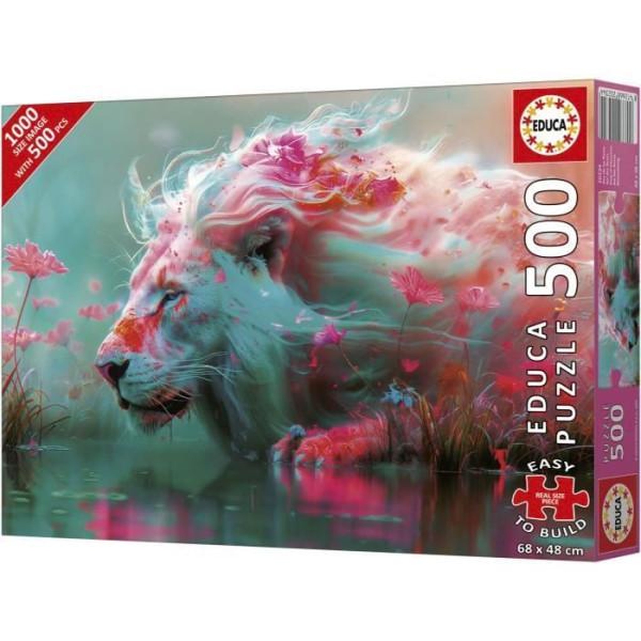 Voir la diapositive 3 : EDUCA Puzzle - educa - roi des fleurs - 500 pieces - theme paysage - pour adultes - mixte