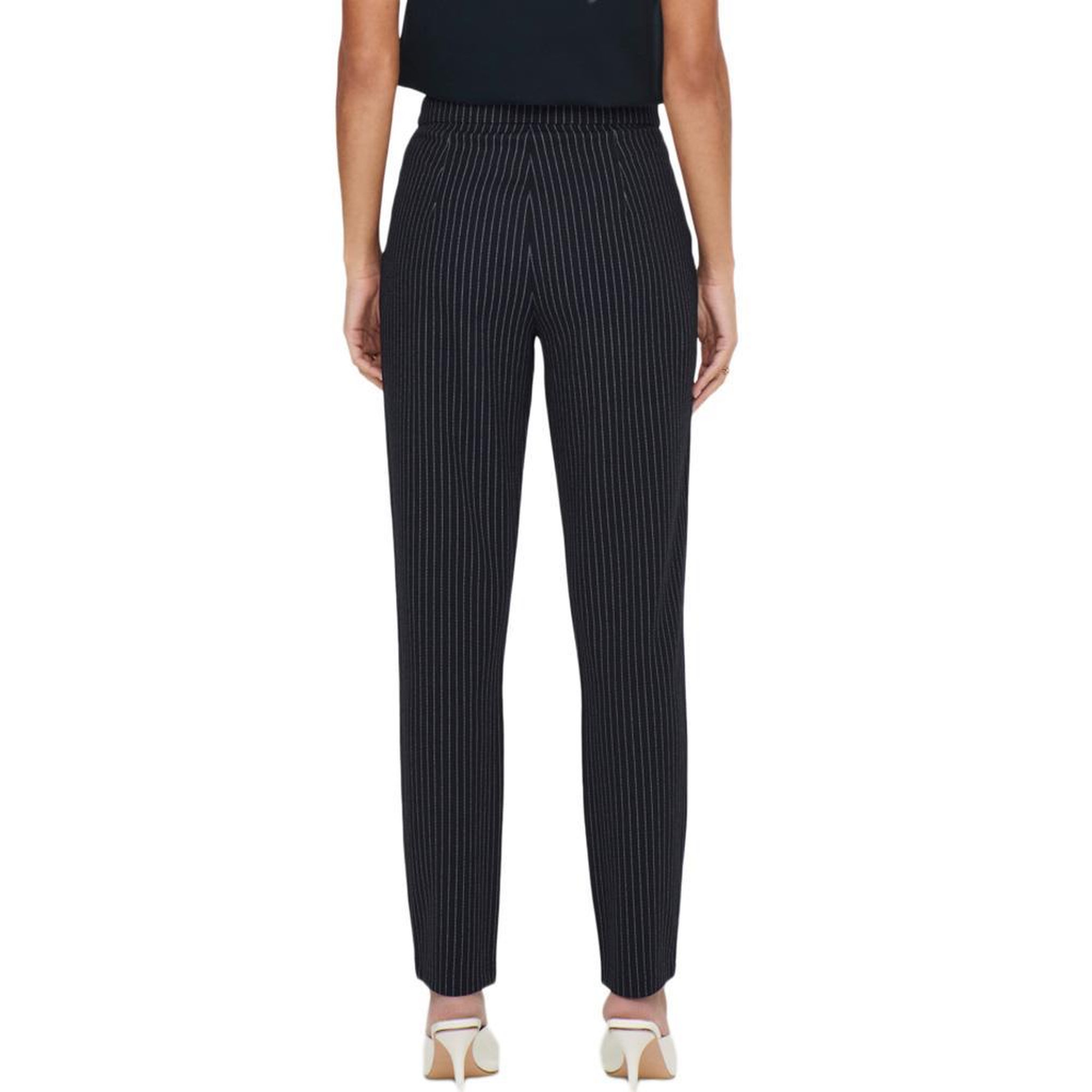 Voir la diapositive 2 : JACQUELINE DE YONG Pantalon Fluide  à rayures Femme JDY Tanja