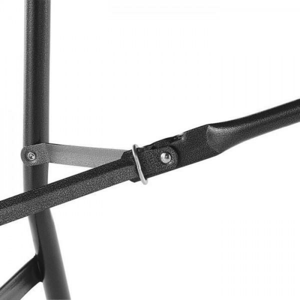 MARKET24 Table de réception pliante 8 personnes 180x74 x73.5cm - Structure en acier et plateau en polyéthylene - Aspect résine tressé