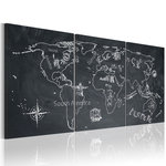 Paris Prix Tableau Imprimé  Globe Trotter. Coloris disponibles : Multicolore