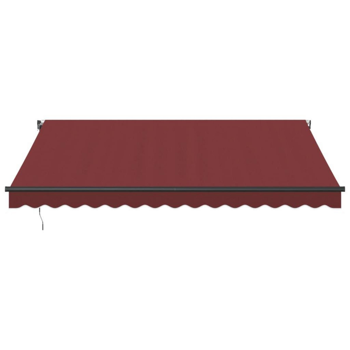 VIDAXL Auvent retractable automatique bordeaux 400x350 cm
