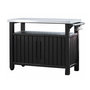 Voir la diapositive 1 : Keter Keter Table d'exterieur multifonctionnelle de barbecue Unity XL