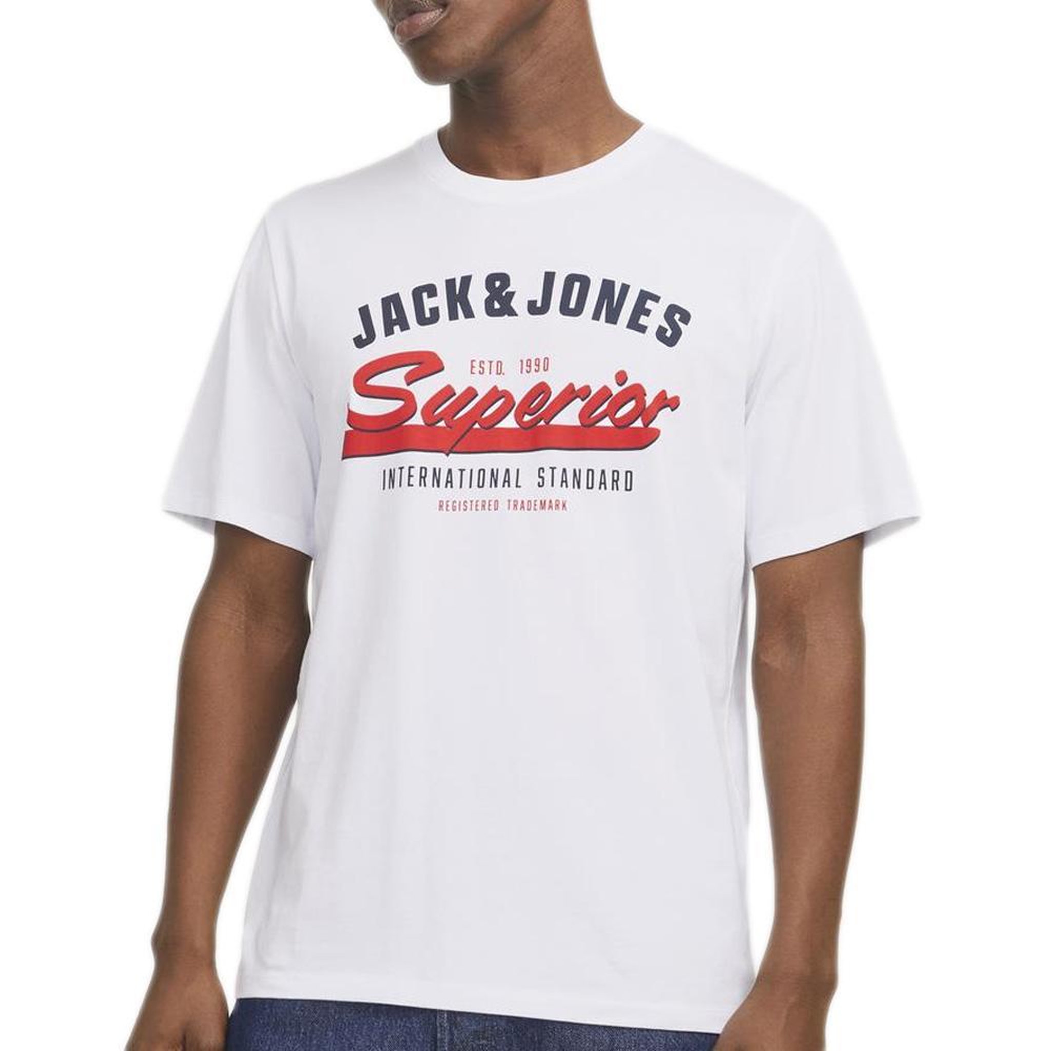 Voir la diapositive 1 : Jack & Jones T-Shirt Blanc Homme Jack & Jones Logo