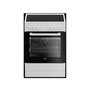 Voir la diapositive 1 : Beko Cuisinière vitrocéramique 72l 4 feux blanc - CUV6710B