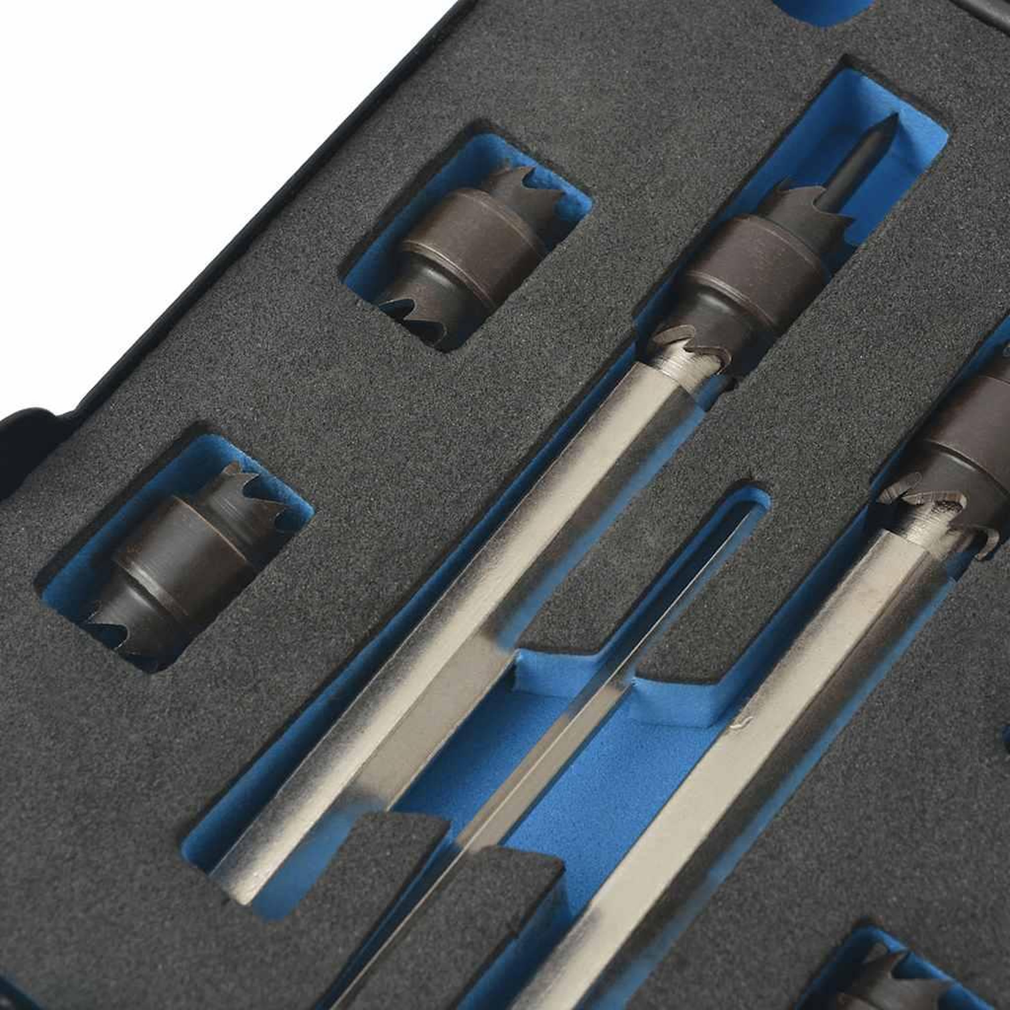 Voir la diapositive 3 : VIDAXL Set de coupe-soudure par points acier rapide 9 pieces