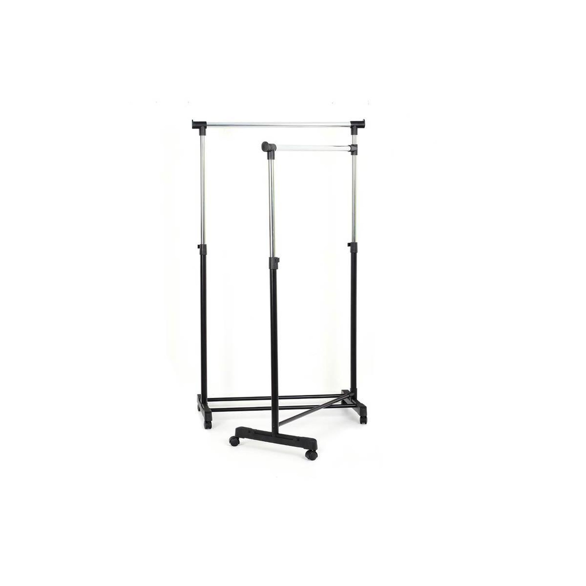 Voir la diapositive 2 : FIVE Double portant à vêtements  pivotant  174cm noir