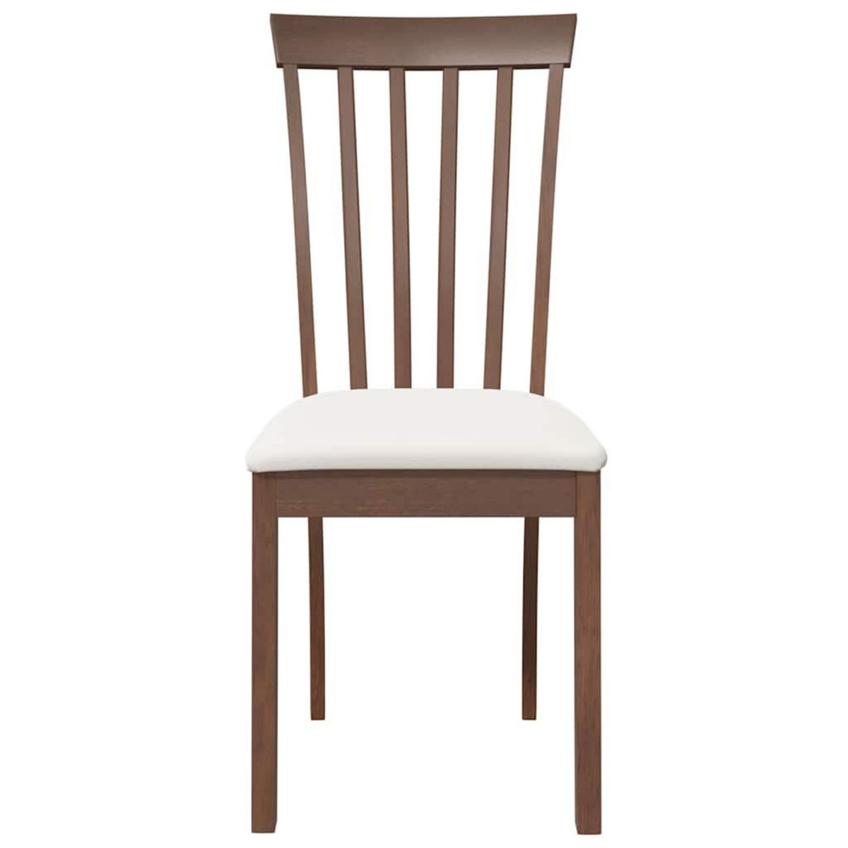VIDAXL Chaises a manger coussins 2 pcs marron bois massif caoutchouc