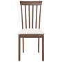 Voir la diapositive 5 : VIDAXL Chaises a manger coussins 2 pcs marron bois massif caoutchouc