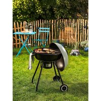 Barbecue charbon de bois King - 99.5 x 63.5 x 94.5 cm - Noir 131017