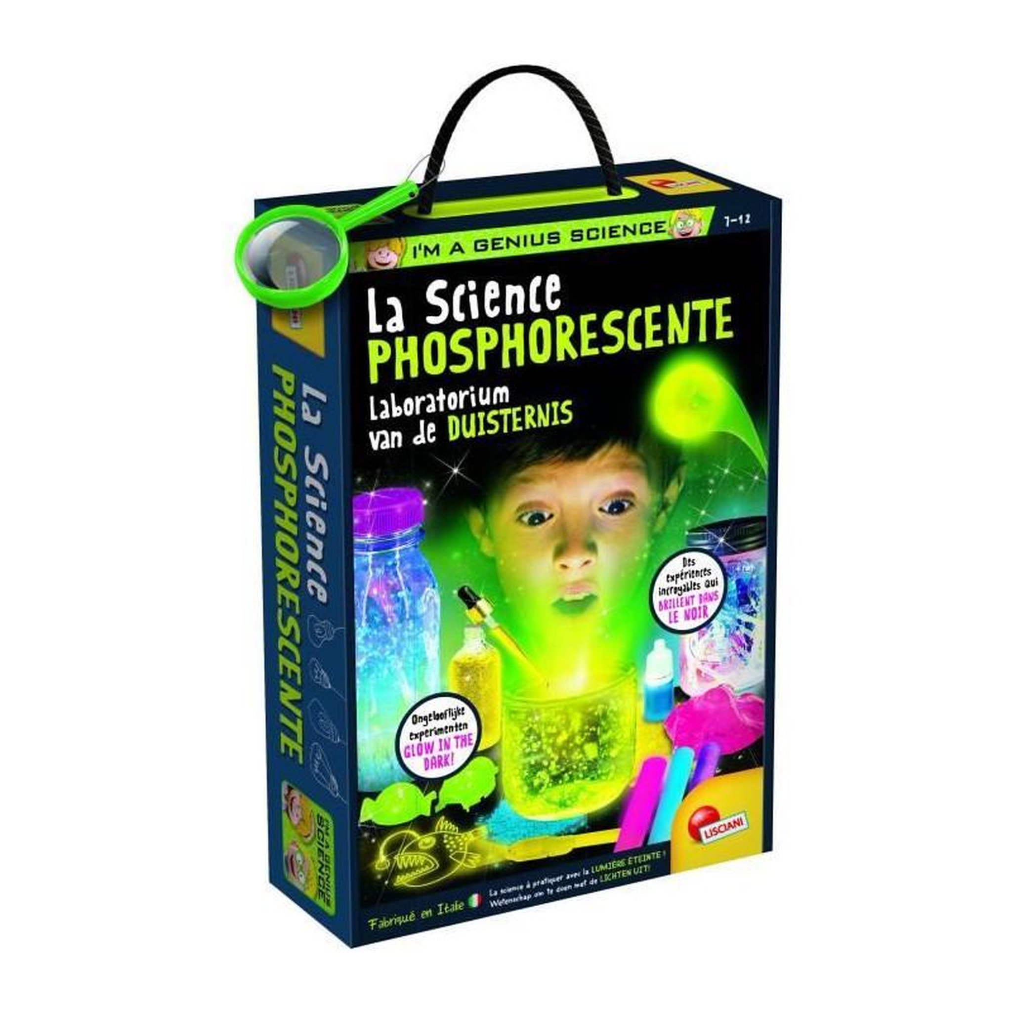 LISCIANI GIOCHI Génius Science - jeu scientifique - la science phosphorescente - LISCIANI