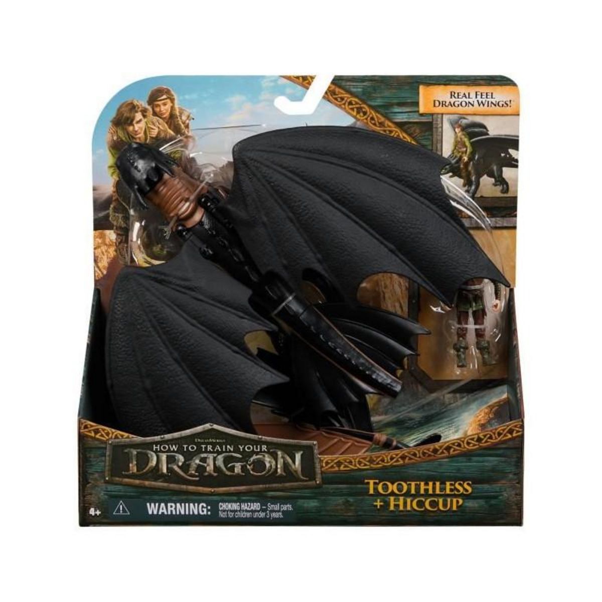 Spin Master SPIN MASTER PACK DRAGON ET VIKING 25 CM KROKMOU Dragons Movie