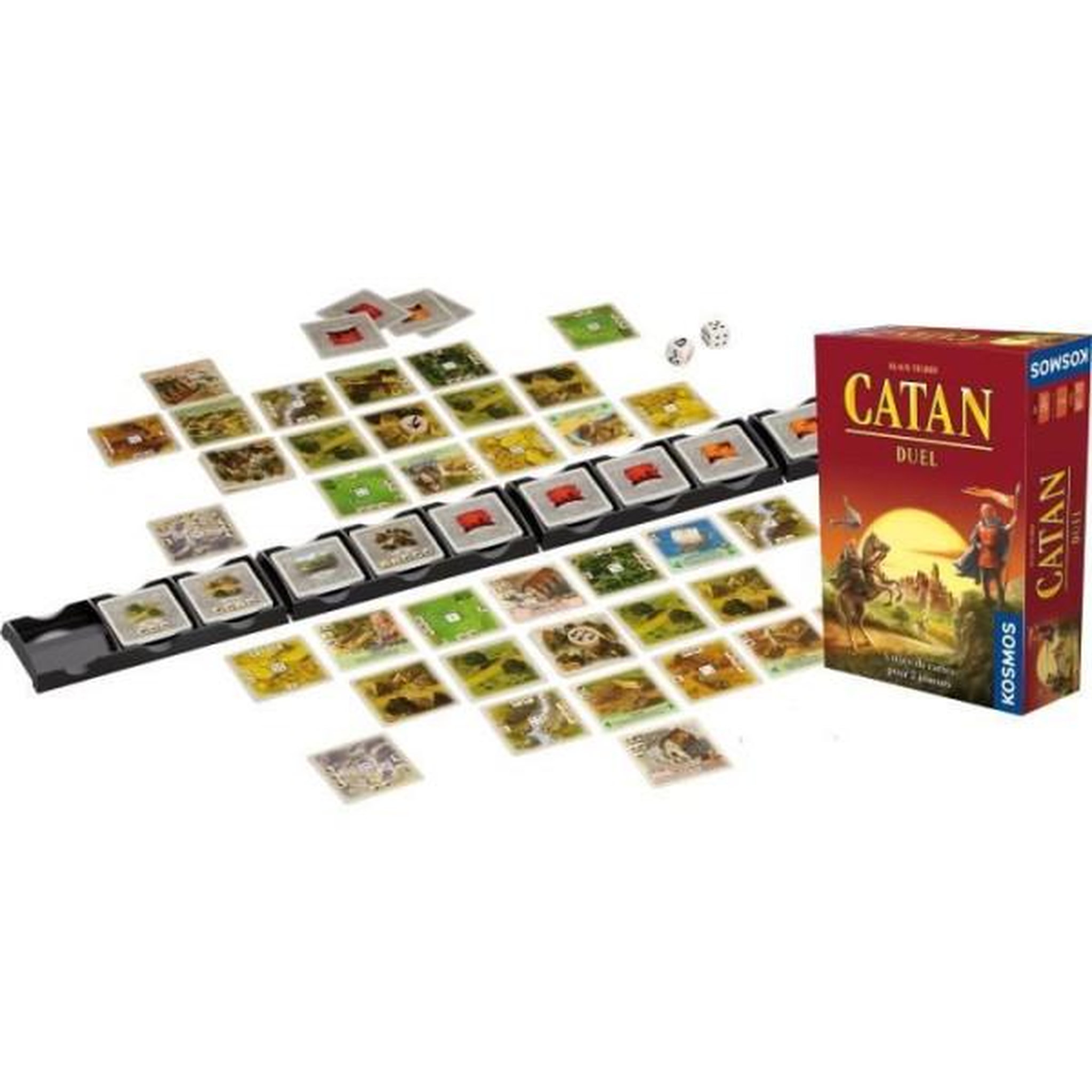 Voir la diapositive 3 : Asmodee Jeu de société - asmodee - catan duel - a partir de 10 ans - 2 joueurs - 30 a 75 minutes