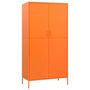 Voir la diapositive 2 : VIDAXL Garde-robe Orange 90x50x180 cm Acier