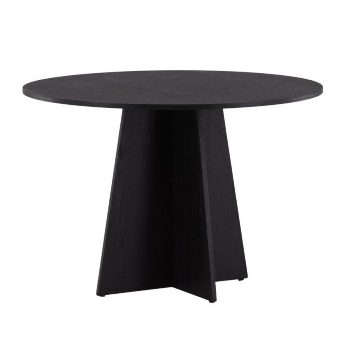 Paris Prix Table à Manger Ronde  Bootcut  110cm Noir