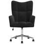 Voir la diapositive 3 : VIDAXL Chaise de relaxation Noir Velours