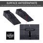 Voir la diapositive 6 : HOMCOM Rampes de levage pour voiture véhicule utilitaire caravane camping-car dim. 91L x 30l x 21H cm HDPE noir