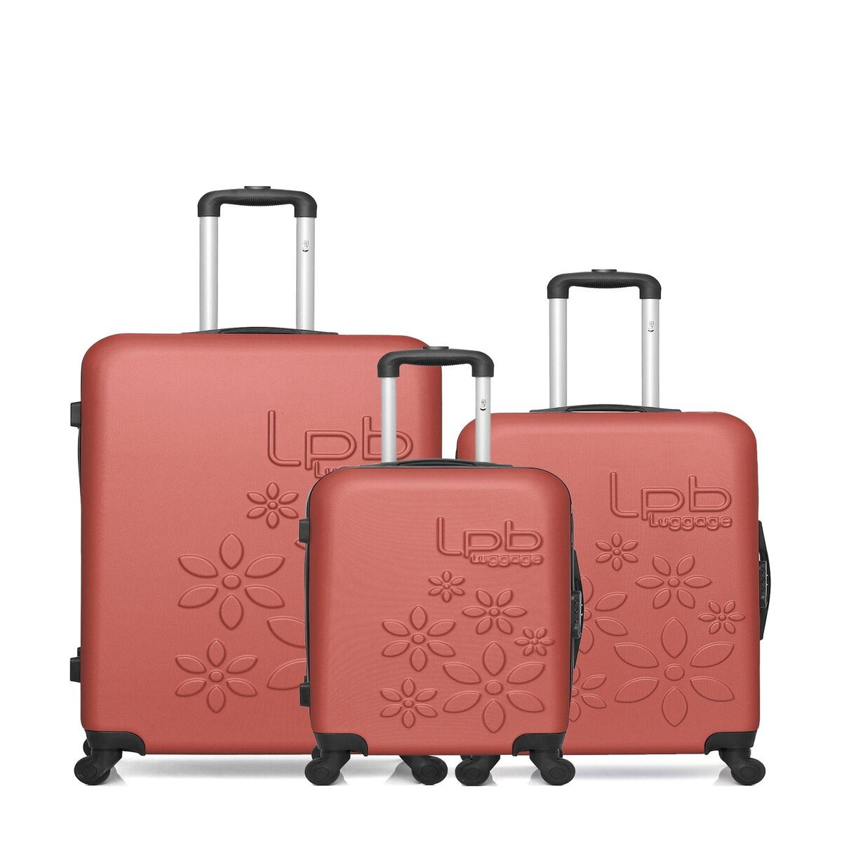 LES P'TITES BOMBES LPB LPB LUGGAGE - Lot de 3 - Valises grand format, weekend et cabine ELEONOR