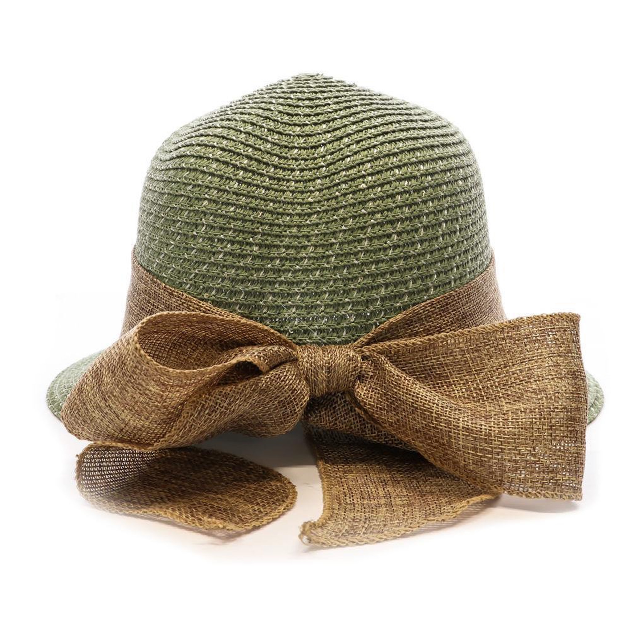 Voir la diapositive 5 : Vero Moda Chapeau de soleil en paille kaki via lorenzo pan coupe ocean