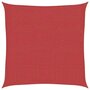 Voir la diapositive 2 : VIDAXL Voile d'ombrage 160 g/m^2 Rouge 7x7 m PEHD