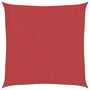 Voir la diapositive 2 : VIDAXL Voile d'ombrage 160 g/m^2 Rouge 7x7 m PEHD