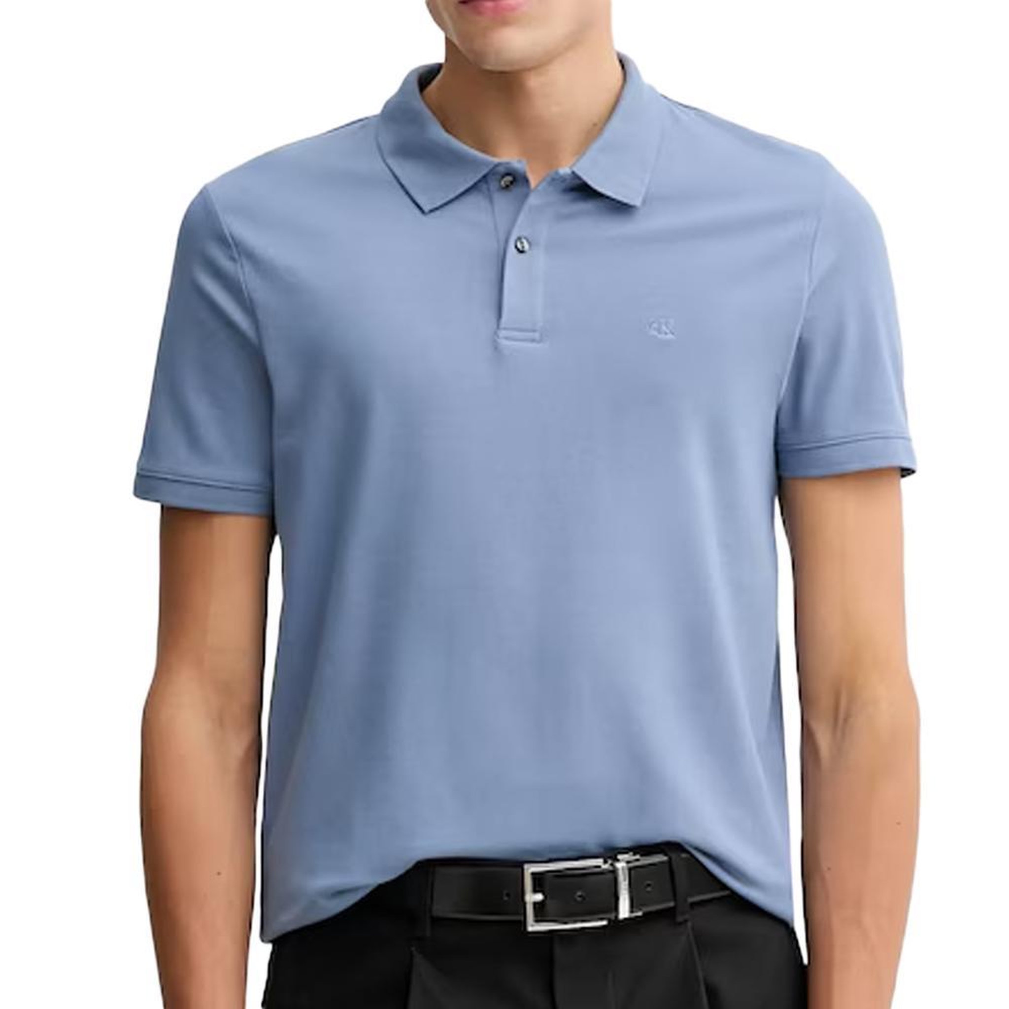 CALVIN KLEIN JEANS Polo Bleu Homme Calvin Klein Jeans Refined. Coloris disponibles : Bleu