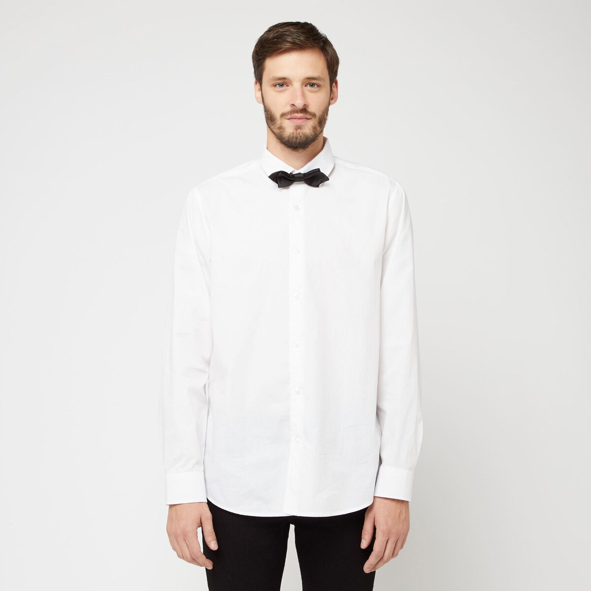 Chemise coton discount homme pas cher