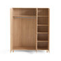 Voir la diapositive 3 : BEST MOBILIER Sliven - armoire - bois et cannage