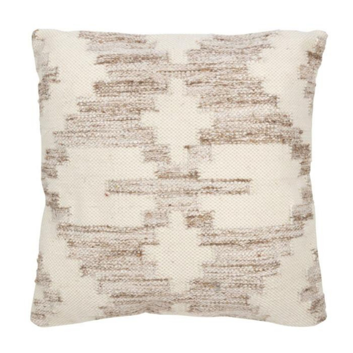 Paris Prix Coussin Déco  Croix  60x60cm Beige