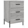 Voir la diapositive 2 : VIDAXL Table de chevet sonoma gris 40x40x66 cm bois d'ingenierie