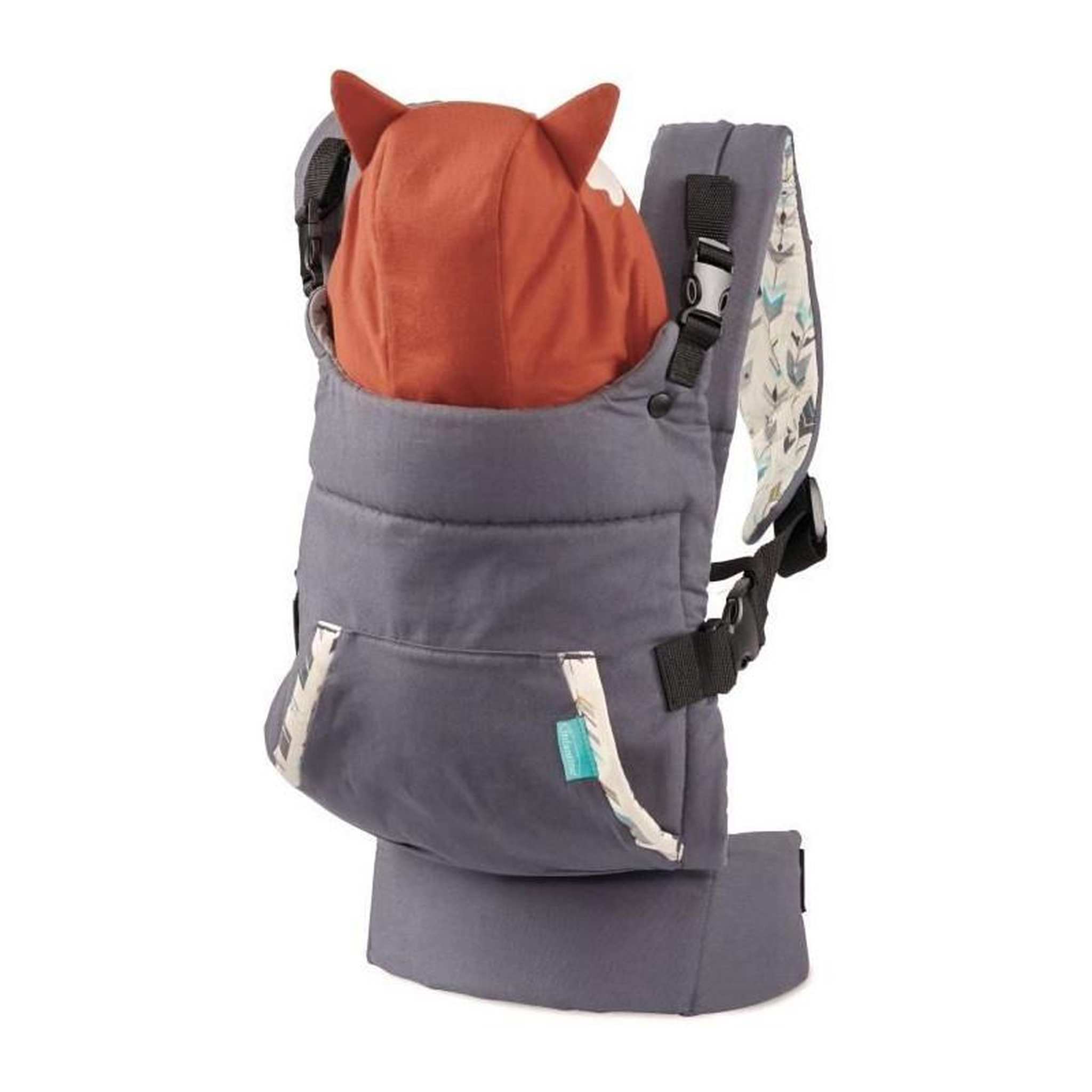 INFANTINO Porte-Bébé INFANTINO Cuddle Up Renard - 2 modes : ventral face et dorsal