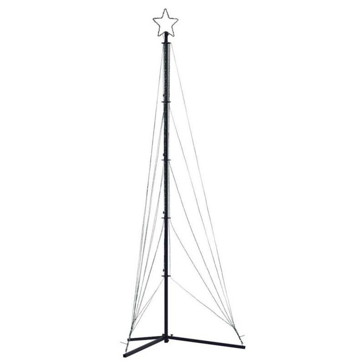 VIDAXL Guirlande de sapin de Noël 525 LED bleu 302 cm