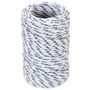 Voir la diapositive 2 : VIDAXL Corde de bateau Blanc 2 mm 100 m Polypropylene