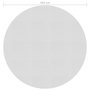 Voir la diapositive 4 : VIDAXL Film solaire de piscine flottant PE 455 cm Gris
