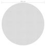Voir la diapositive 4 : VIDAXL Film solaire de piscine flottant PE 455 cm Gris