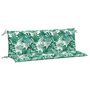 Voir la diapositive 2 : VIDAXL Coussins de banc de jardin lot de 2 motif de feuilles