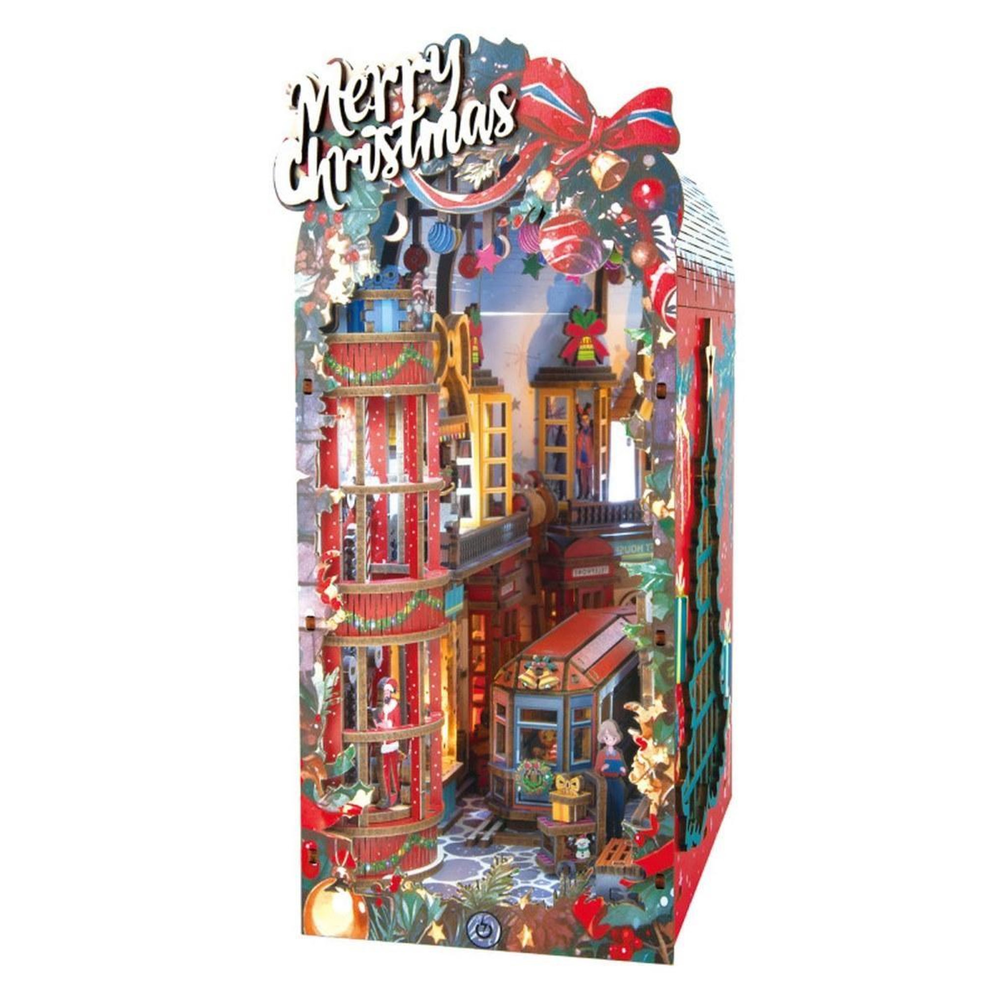 GREENSLIDE Green Slide - Book Nook - Magie de Noël - LED - 286 pièces