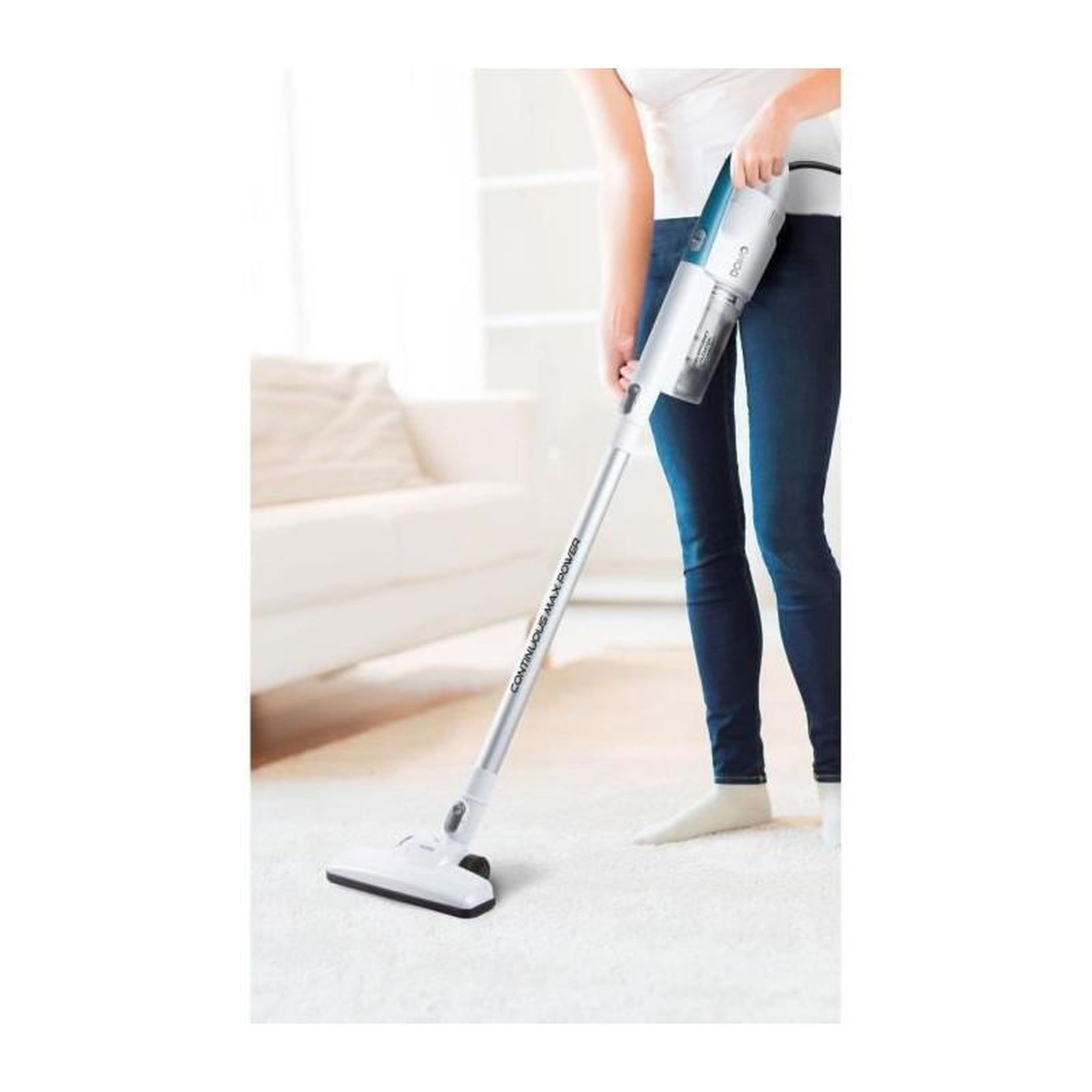 Voir la diapositive 6 : Domo DOMO DO237SV - Aspirateur Balai Filaire - 450W - Reservoir a poussiere 0,45L - Filtres amovible - Aspirateur a main