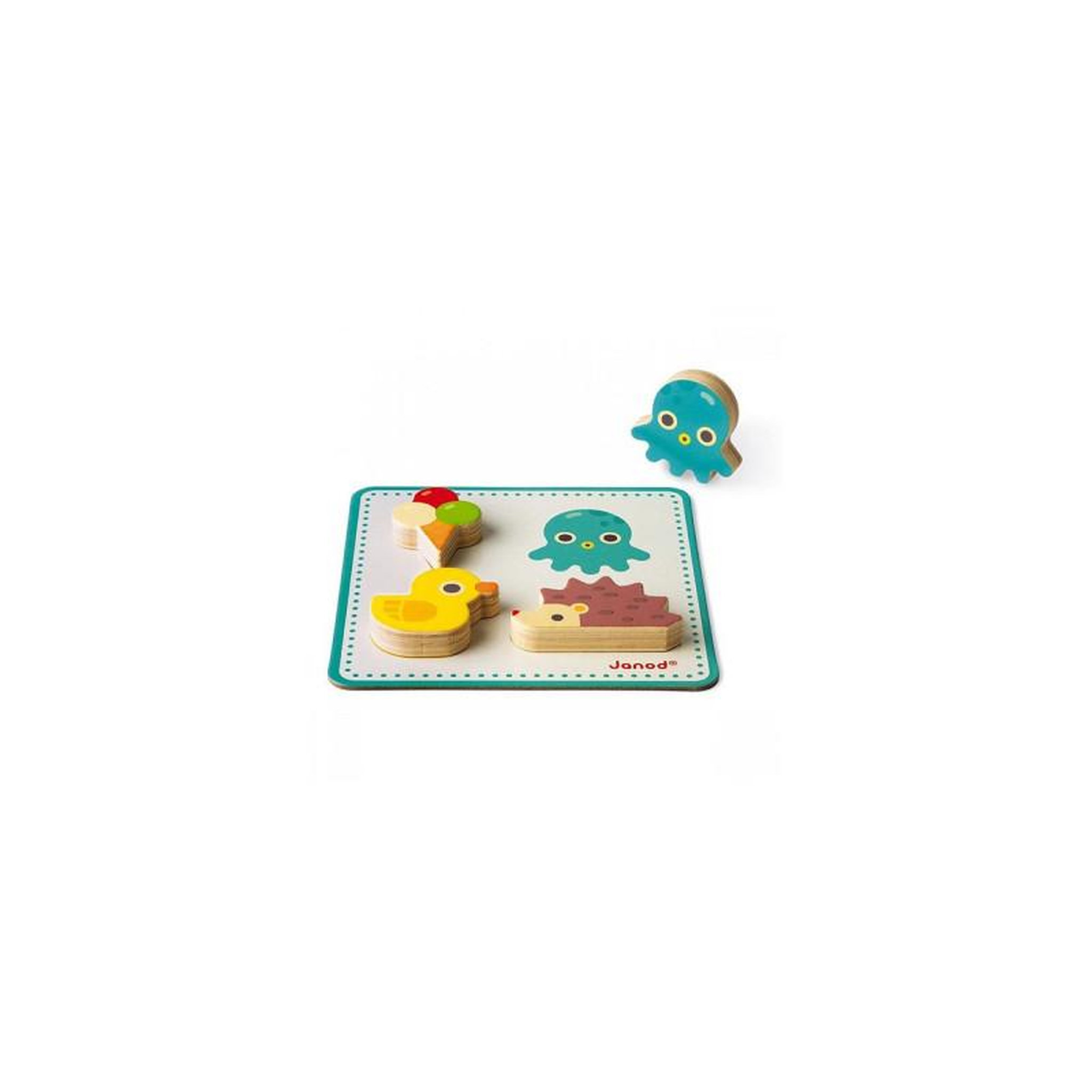 Voir la diapositive 2 : JANOD Jeu de reconnaissance tactile Janod Memory Touch