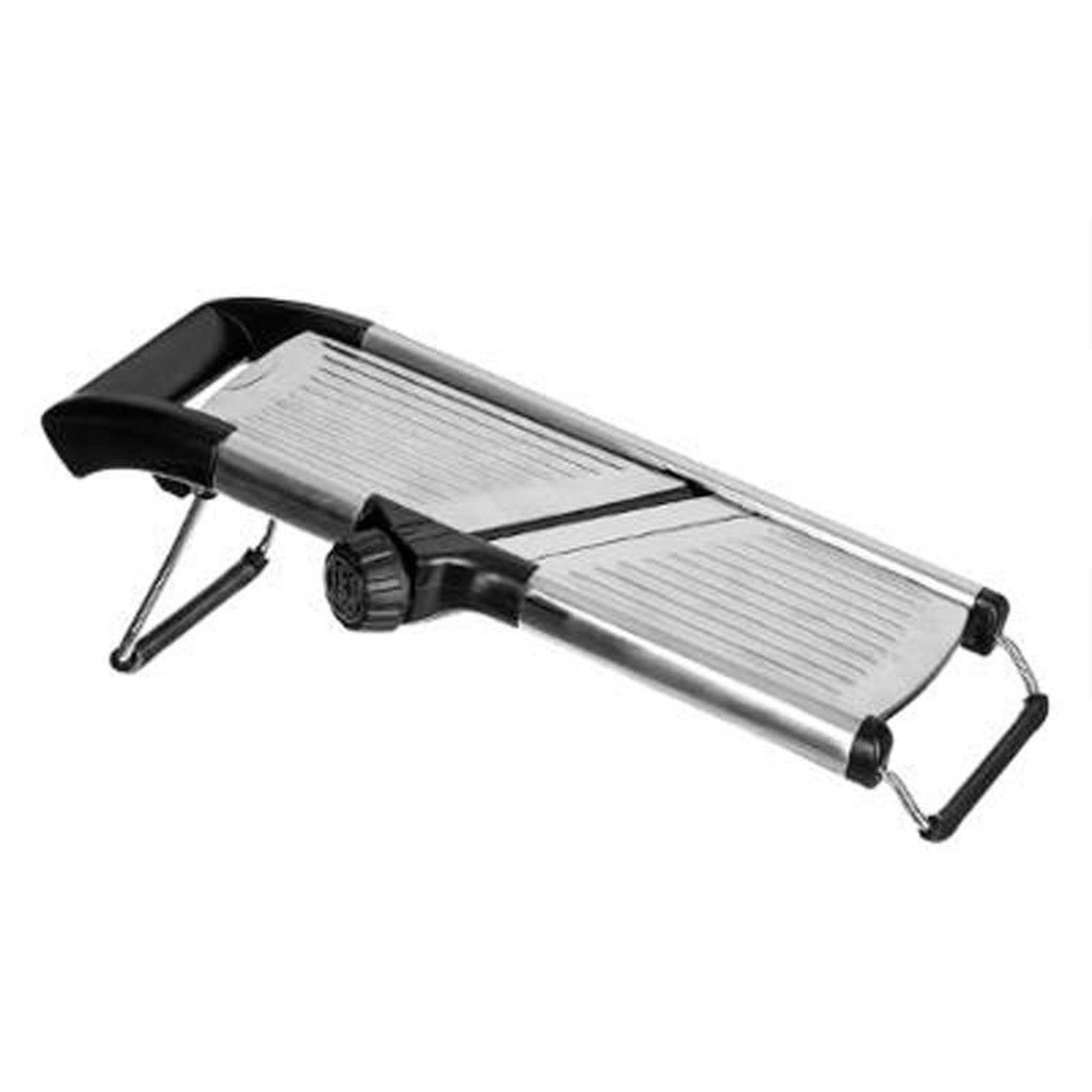 Voir la diapositive 1 : FIVE Mandoline Ajustable  Inox  42cm Argent