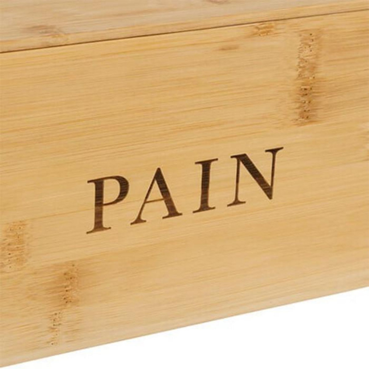 FIVE Boîte à Pain en Bambou  Inscription  33cm Naturel