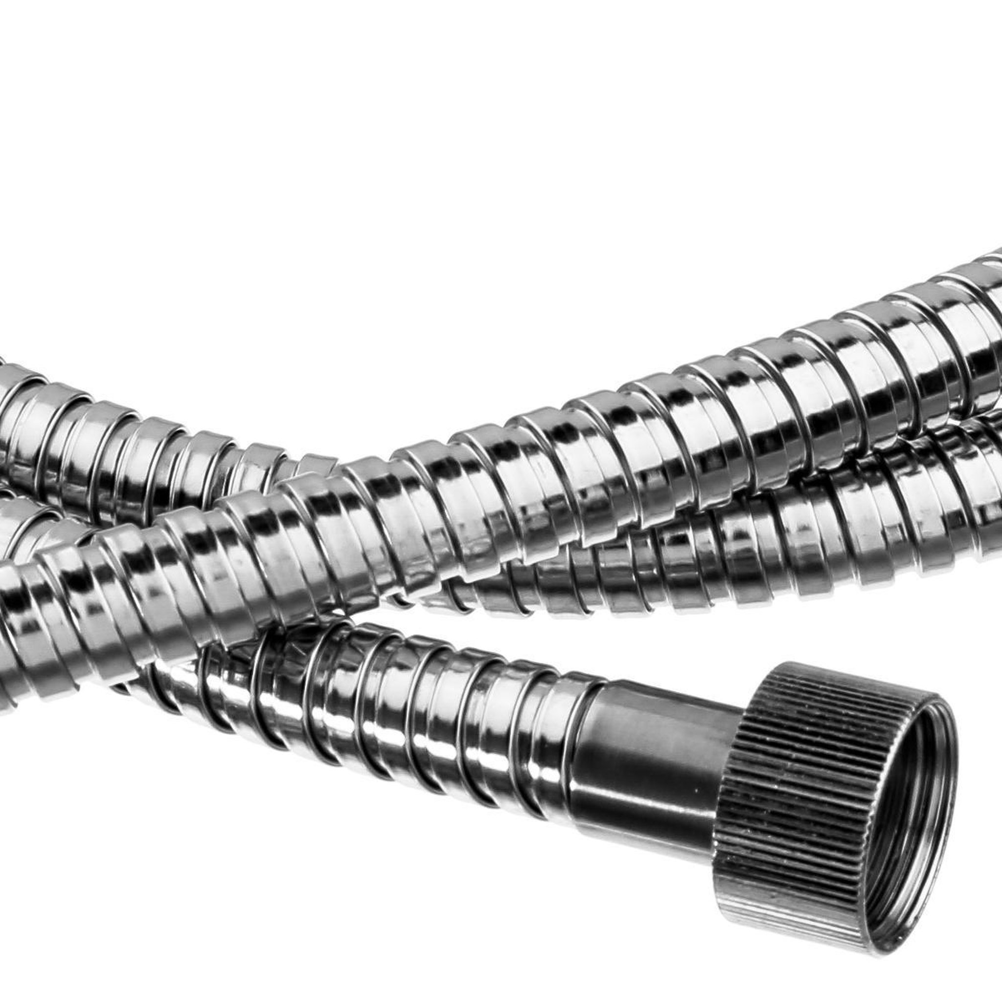 Voir la diapositive 2 : FIVE Flexible de douche  inox  1,5m argent