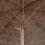 VIDAXL Parasol en bambou avec toit en feuille de bananier 270 cm