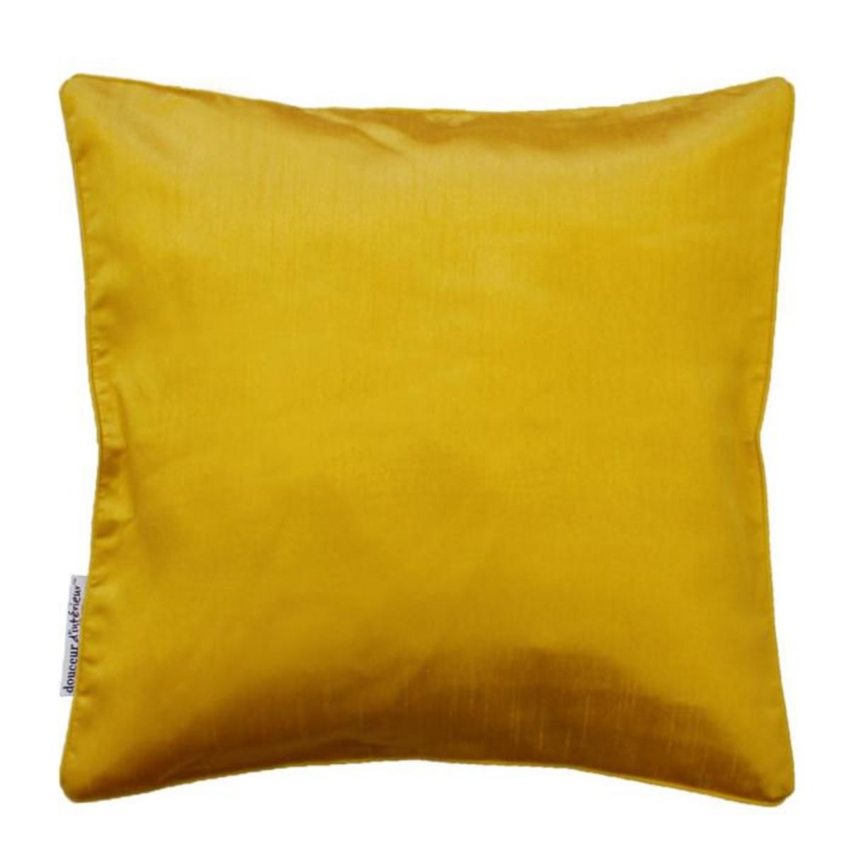 Paris Prix Housse de Coussin  Shana  40x40cm Moutarde