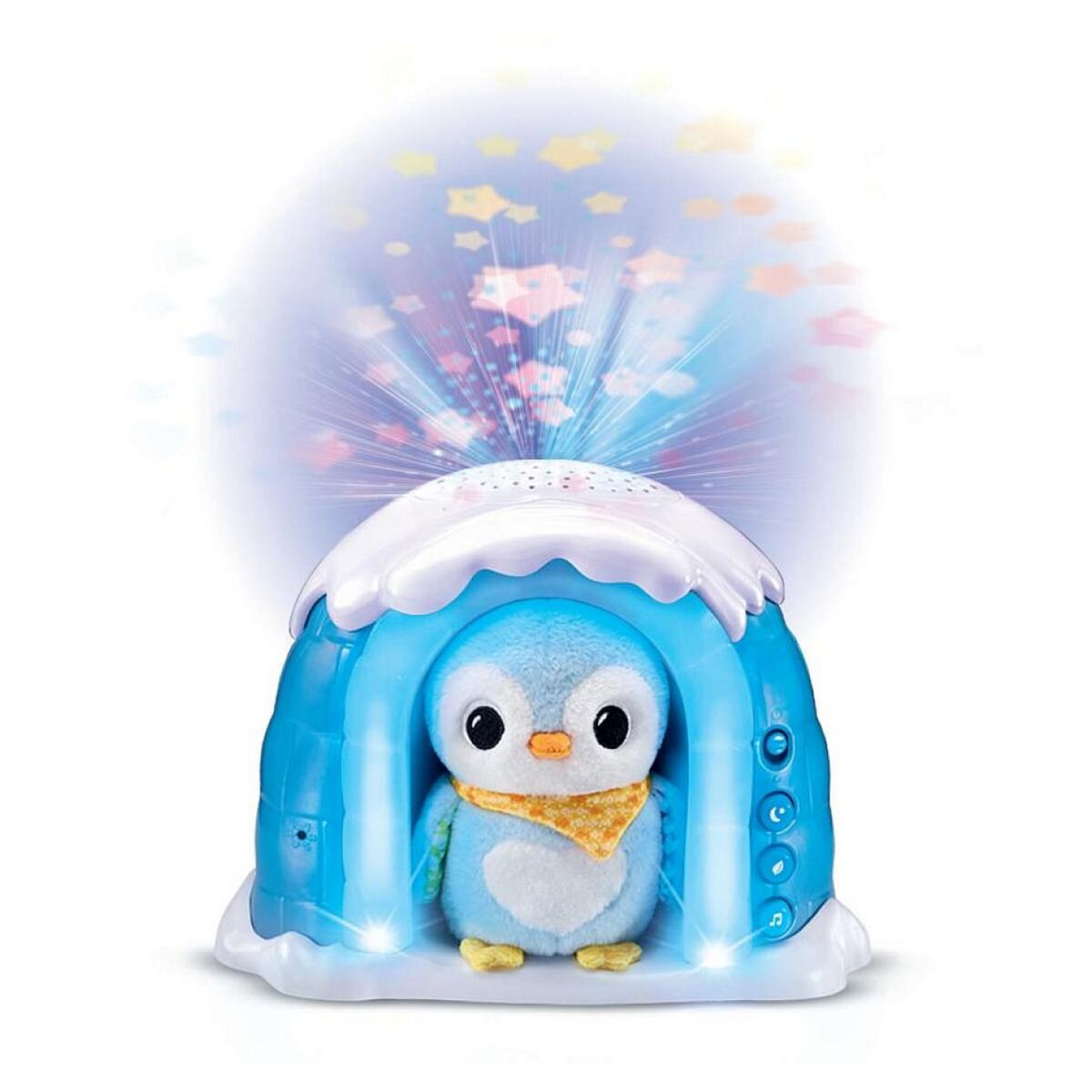 VTECH Veilleuse Musicale P'tit Pingouin avec Projection Étoilée pour Bébé