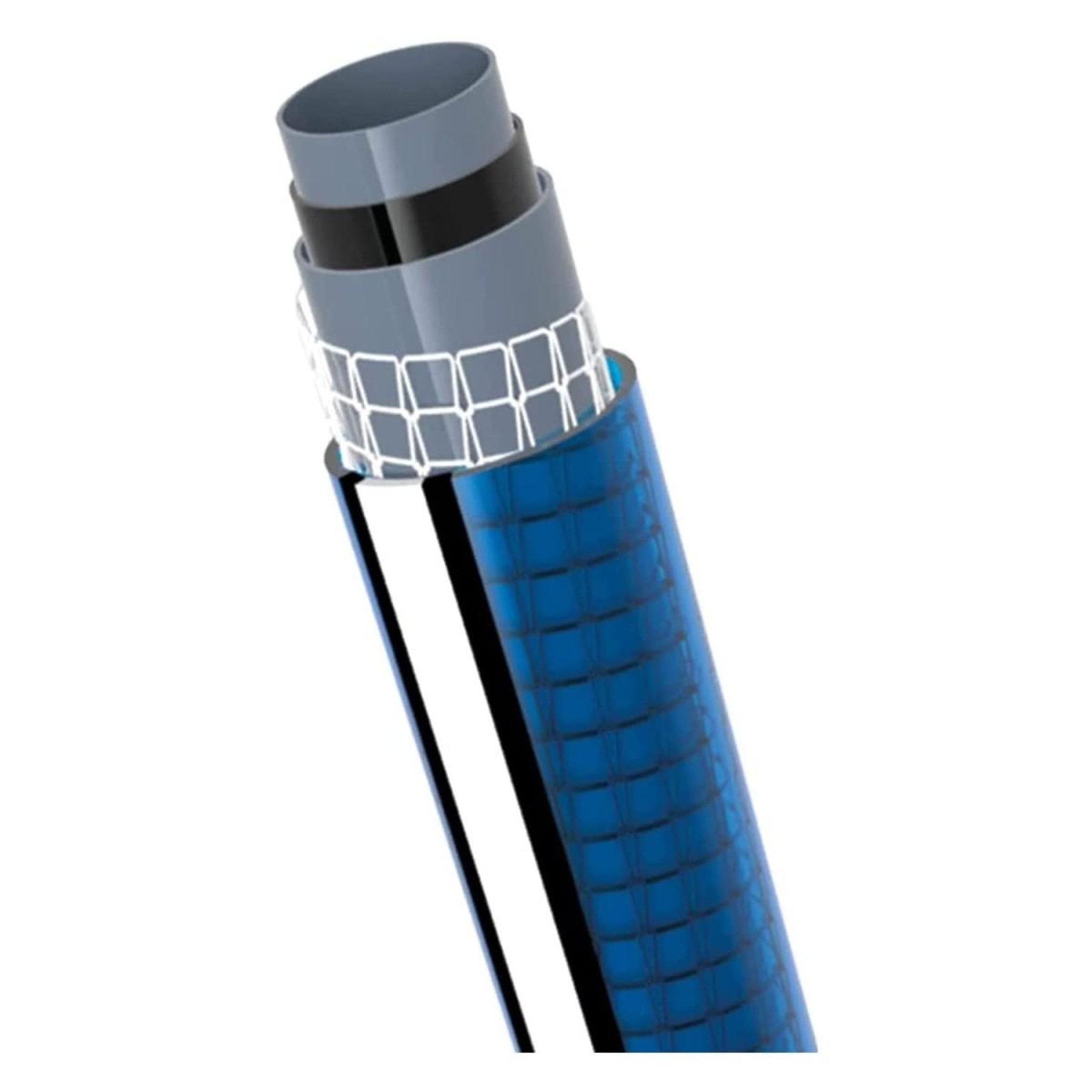 Voir la diapositive 4 : VITO Tuyau arrosage pvc ø 15mm/ 20m  5 couches 20 bars anti torsions anti algues vito