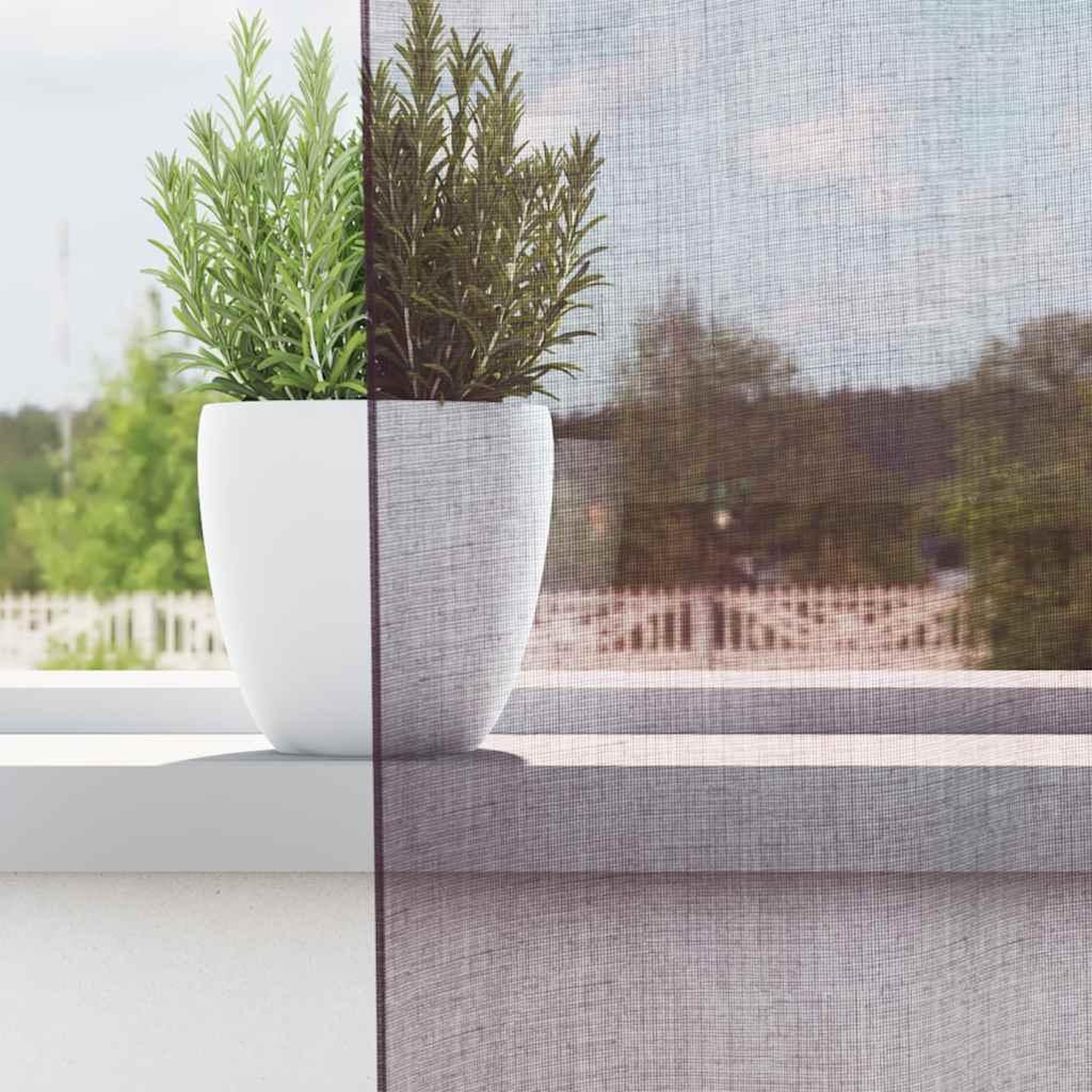 Voir la diapositive 3 : VIDAXL Rideaux en voile avec œillets 2 pcs violet 140x260 cm
