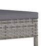 Voir la diapositive 5 : VIDAXL Chaises a manger de jardin lot de 4 Resine tressee Gris