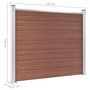 Voir la diapositive 6 : VIDAXL Panneau de cloture WPC 180x146 cm Marron