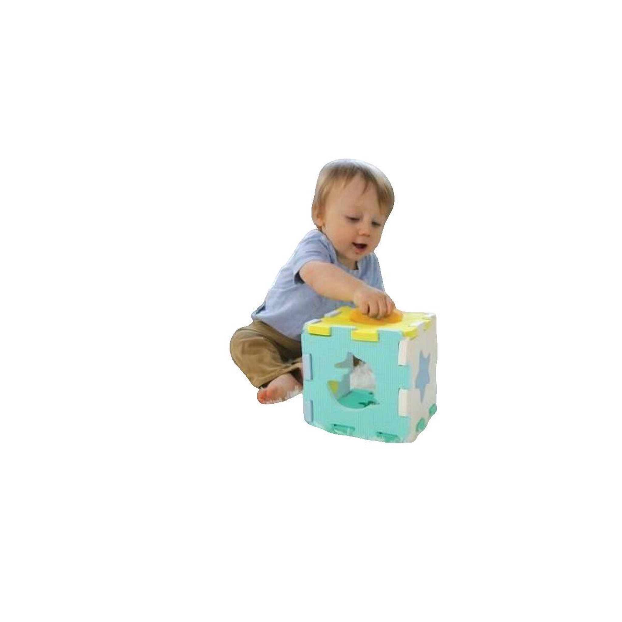 Voir la diapositive 2 : INFANTINO Mini Tapis Mousse Infantino pastel