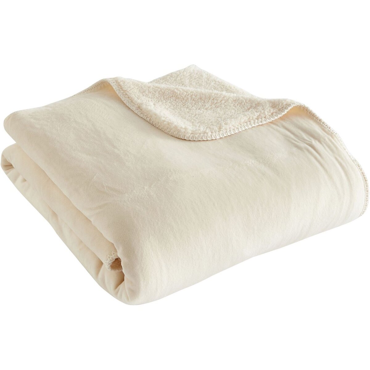 ACTUEL Plaid brillant uni en polyester 